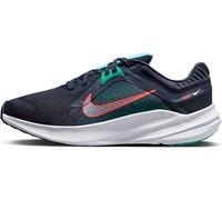 NIKE WMNS Quest 5 Baskets Basses pour Femme, Multicolore (Obsidian White Clear Jade Picante Red), 38 EU