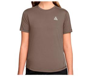 Nike - Women's ACG Trail Dri-Fit S/S Top - T-shirt de running - M - mink brown / summit white