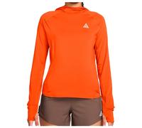 Nike - Women's ACG Trail UV Hooded Midlayer - Haut à manches longues - L - safety orange / safety orange / summit white