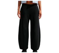 Nike 24.7 Impossiblysoft High-waisted Trousers Femme - Pantalons, Noir - Taille 36 - Jersey de coton Black 36