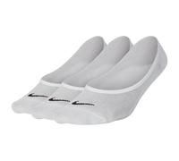 Nike - Women's Everyday Lightweight Footie - Chaussettes multifonctions - Unisex M - EU: 38-42 - white / black