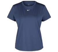 Haut à manches courtes Dri-FIT Nike One Classic pour femme Midnight Navy/Blanc L (FR 46-48)