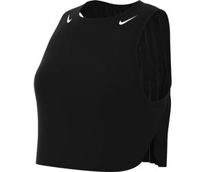 Nike Women's Shirt W NK Arswft Dfadv Crop Tank, Black/White, FN2713-010, 2XS