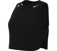 Nike Women's Shirt W NK Arswft Dfadv Crop Tank, Black/White, FN2713-010, XL