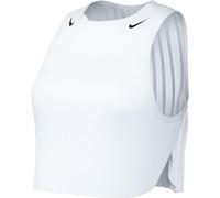 Nike Women's Shirt W NK Arswft Dfadv Crop Tank, White/Black, FN2713-100, 2XS
