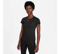 Nike Women's Shirt W NK One DF SS STD Top, Black/White, DD0638-010, S