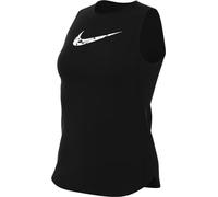 Nike Women's Shirt W NK One Swsh Hbr Tank, Black/White, FN2606-010, L