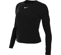 Nike Women's Shirt W NK Swift Elmnt DF UV CRW Top, Black/Reflective Silv, FB4297-010, XL