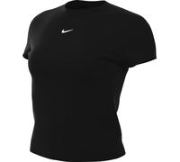 Nike Women's Shirt W NSW NK Chll KNT MD CRP, Black/White, FV5508-010, XS
