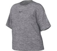 Nike Women's Shirt W NSW Tee Essntl Lbr, DK Grey Heather/Black, FD4149-063, M