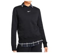 Nike Sportswear Sweat-shirt 'Phoenix Fleece' noir / blanc, Taille S