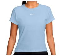 Nike - Women's Sportswear Tight Ribbed S/S T-Shirt - T-shirt technique - M - hydrogen blue