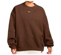 Nike - Women's Studio Fleece MW Oversize Crew - Pull - L - cacao wow / sail