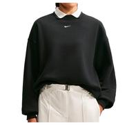 Nike - Women's Studio Fleece MW Oversize Crew - Pull - XL - total black / sail
