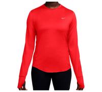 Nike - Women's Swift DF UV Long-Sleeve Crew Running Top - T-shirt de running - L - light crimson / reflective silver