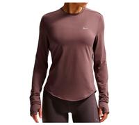 Nike - Women's Swift DF UV Long-Sleeve Crew Running Top - T-shirt de running - L - tattoo / reflective silver