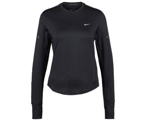 Nike - Women's Swift DF UV Long-Sleeve Crew Running Top - T-shirt de running - S - black / reflective silver