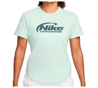 Nike - Women's Swift Dri-FIT Running Top - T-shirt de running - M - barely green / reflective silver