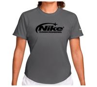 Nike - Women's Swift Dri-FIT Running Top - T-shirt de running - S - thunder blue / reflective silver