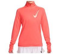 Nike - Women's Swoosh 1/2-Zip Running Mid Layer - T-shirt de running - M - magic ember
