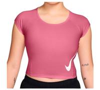 Nike - Women's Swoosh Run Dri-FIT S/S Running Top - T-shirt de running - S - peony / photon dust / reflective silver / white