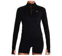 Nike - Women's Tempo Dri-Fit Half-Zip Top - T-shirt de running - XS - black / reflective silver