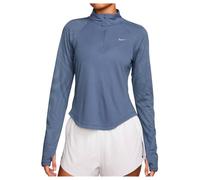 Nike - Women's Tempo Flash Dri-Fit Half-Zip - T-shirt de running - S - world indigo / reflective silver