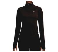 Nike - Women's Tempo Swoosh HBR Dri-Fit Half-Zip Top - T-shirt de running - L - black / white