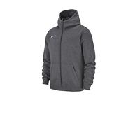 Nike Y Hoodie FZ FLC TM Club19 Sweat-Shirt Garçon Charcoal Heathr/Anthracite/White/(White) FR: XS (Taille Fabricant: XS)