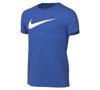 Nike Swoosh Cw6941 Short Sleeve T-shirt Bleu 6-7 Years Garçon