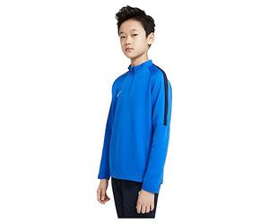 Nike Y NK Dry Acdmy18 Dril Top Ls T-Shirt à Manches Longues Garçon Royal Blue/Obsidian/(White) FR: XS (Taille Fabricant: XS)