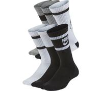 Nike Y NK EVERYDAY CREW SOCKS 6P Chaussettes S(128-137cm) Blanc