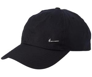 Nike Y NK H86 Cap Metal Swoosh Chapeau Mixte Enfant, Noir (Black/Metallic Silver 010), FR : Taille Unique (Taille Fabricant : MISC)