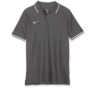 Nike Team Club 19 Short Sleeve Polo Gris 12 Years Garçon