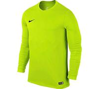 Nike Yth Park VI Jsy Ls T-Shirt- Mixte Enfant-Jaune (volt/black)-M