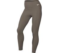 Nike Zenvy HF1443-233 Legging côtelé 7/8 pour Femme avec Maintien Doux et Taille Haute, Marron Menthe/Blanc, Taille L