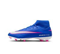 Nike Chaussure de foot ZM Superfly 10 ACAD FG/MG bleu roi/rose/blanc Taille 42