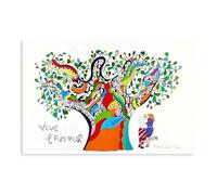 Niki De Saint Phalle - Impression sur toile - Décoration murale pour salon, chambre à coucher - 40 x 60 cm