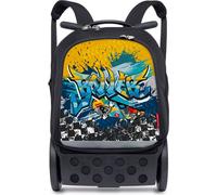 Nikidom Roller UP XL Sac d'école et de voyage à roulettes (27 l), noir