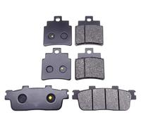 NIKISO Plaquettes De Frein pour SYM GTS 250i 2007-2014 GTS 300i pour Sport 2014 2015 6 Pièces/Ensembles Plaquettes De Frein Avant + Arrière Pièces De Moto Plaquettes De Frein