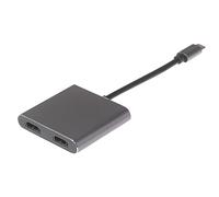 Nikkai Hub multiport USB-C 2 x 4K 60 Hz HDMI/USB-C PD/USB-A 3.0 MST