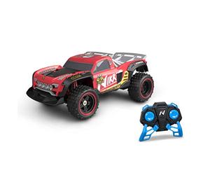Nikko Pro Trucks - Voiture RC Tout-Terrain Étanche, Rapide (14 km/h), Portée 40m, Suspension Performante, Batterie Rechargeable USB-C, Dès 5 Ans