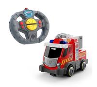 Nikko RC 10232 My First RC Camion de pompier radiocommandé, pour débutants, facile à utiliser, avance, télécommande avec bruit de conduite et bouton muet, pour enfants à partir de 2 ans, 19 cm, rouge