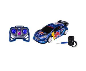 Nikko RC 10403 M-Sport Ford Puma #8 Tänak 28 cm, détails réalistes avec kit supplémentaire de pneus et Tournevis, Voiture de Rallye RC avec télécommande 2,4 GHz, portée de 30 m, à partir de 6 Ans,