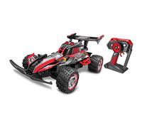 Nikko Buggy radiocommandé Turbo Panther X2 1/10 – 17 km/h, USB‑C, 2,4 GHz, dès 8 ans, Rouge