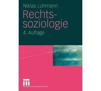 Niklas Luhmann Rechtssoziologie (Poche)