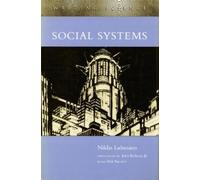 Niklas Luhmann Social Systems (Poche) Writing Science