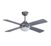 Niklas - Ventilateur Plafonnier 2en1 Eclairage 4 pales 60 W 3 vitesses Ø 121 cm Télécommande de contrôle incluse