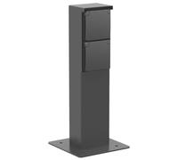 Niko Hydro Prise Double Extérieure Pour Jardin IP55 Noir (Prise européenne) - 761-36925