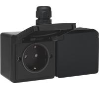 Niko New Hydro Wall Outlet Box (WCD Switchgear) (Prise européenne) - 761-37846